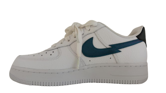 Nike Air Force 1 Low Split Swoosh White Aquamarine