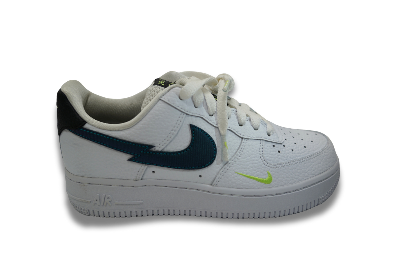 Nike Air Force 1 Low Split Swoosh White Aquamarine