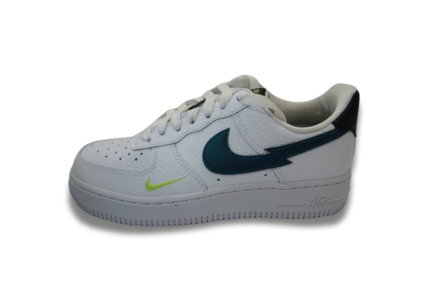 Nike Air Force 1 Low Split Swoosh White Aquamarine